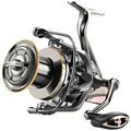 Heavy-Duty Long Cast Metal Spinning Reel for Sea Fishing - Snusl