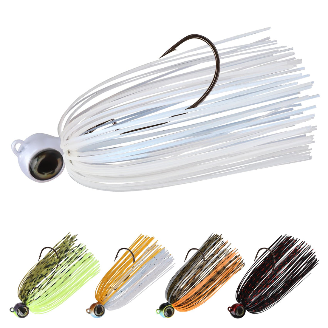 Swim Jig Fishing Lures with Ultra Smooth Teflon Coated BKK Hook - Snusl