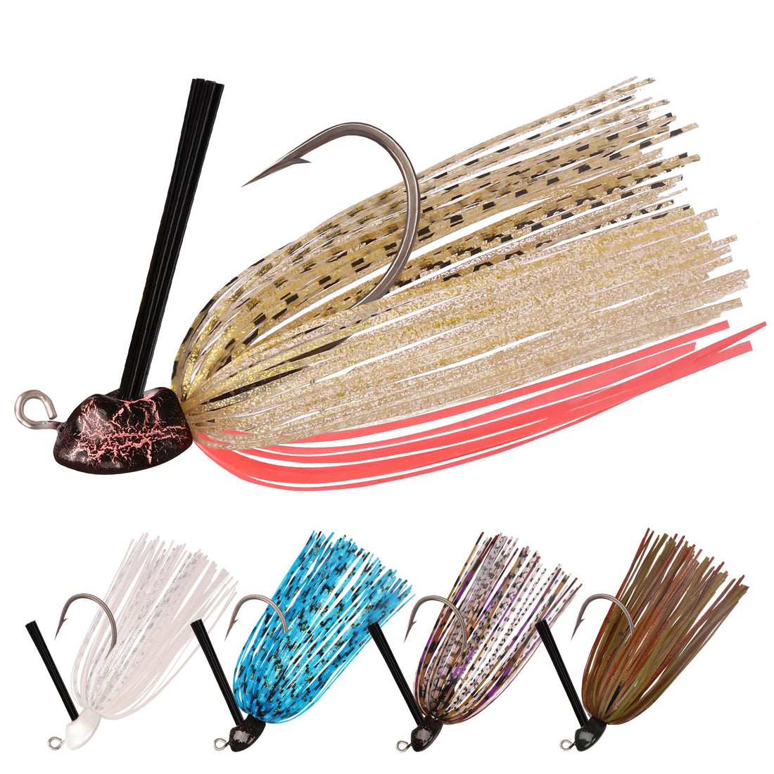 Swim Jig Fishing Lures with Ultra Smooth Teflon Coated BKK Hook - Snusl