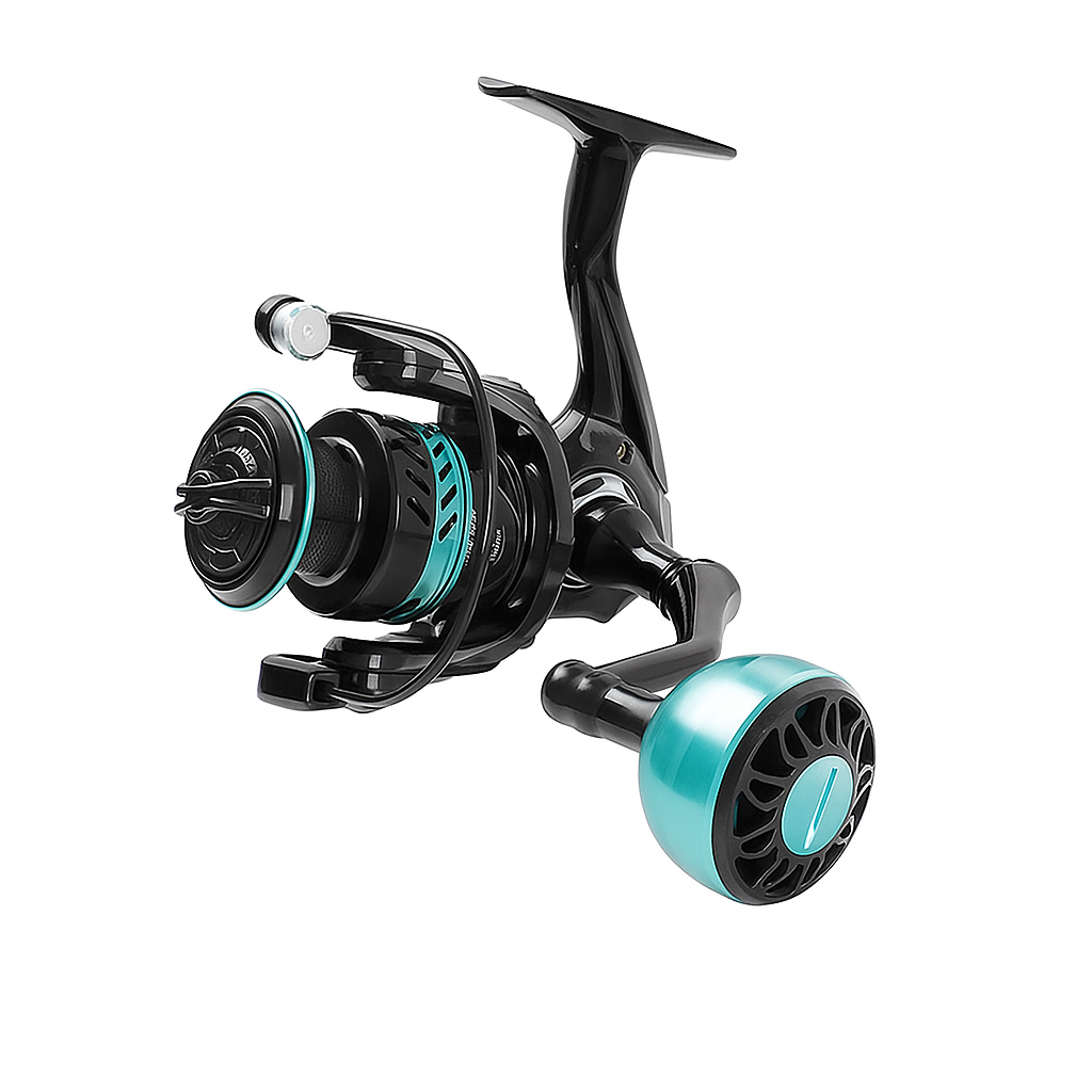 All-Metal Anti-Backlash Spinning Reel for Saltwater & Lure Fishing - Snusl