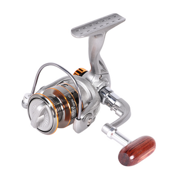 Mini All-Metal Spinning Reel for Ice Fishing and Boat Rods - Snusl