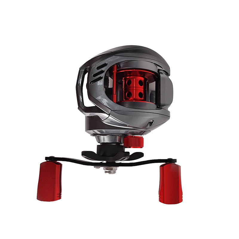 All-Metal Baitcasting Reel – Long Cast & Anti-Backlash for Lure & Saltwater Fishing - Snusl