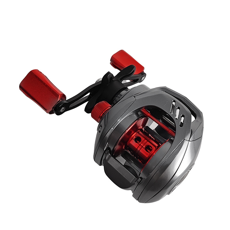 All-Metal Baitcasting Reel – Long Cast & Anti-Backlash for Lure & Saltwater Fishing - Snusl