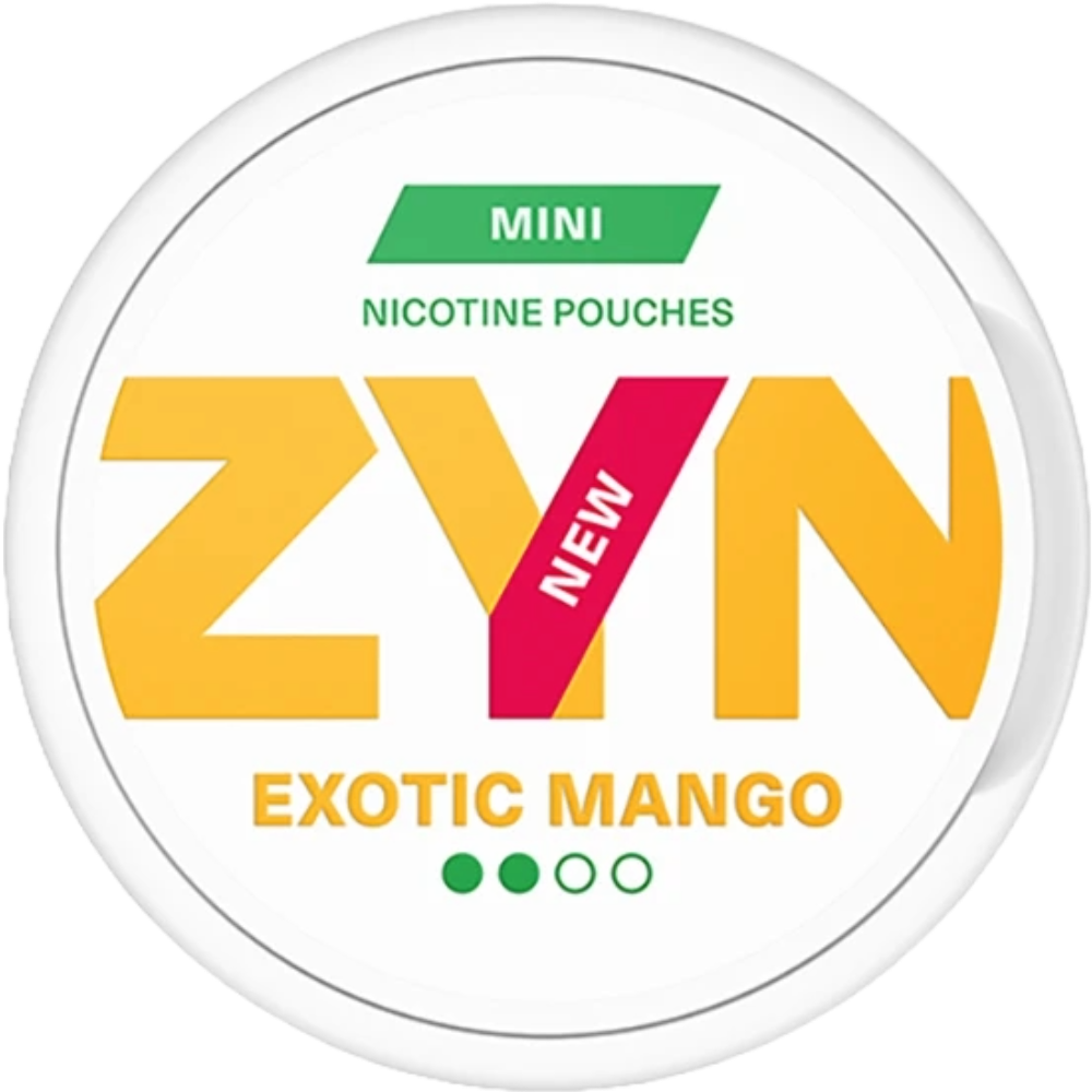 Zyn Nicotine Pouches Exotic Mango Mini 3mg- 5 Pack