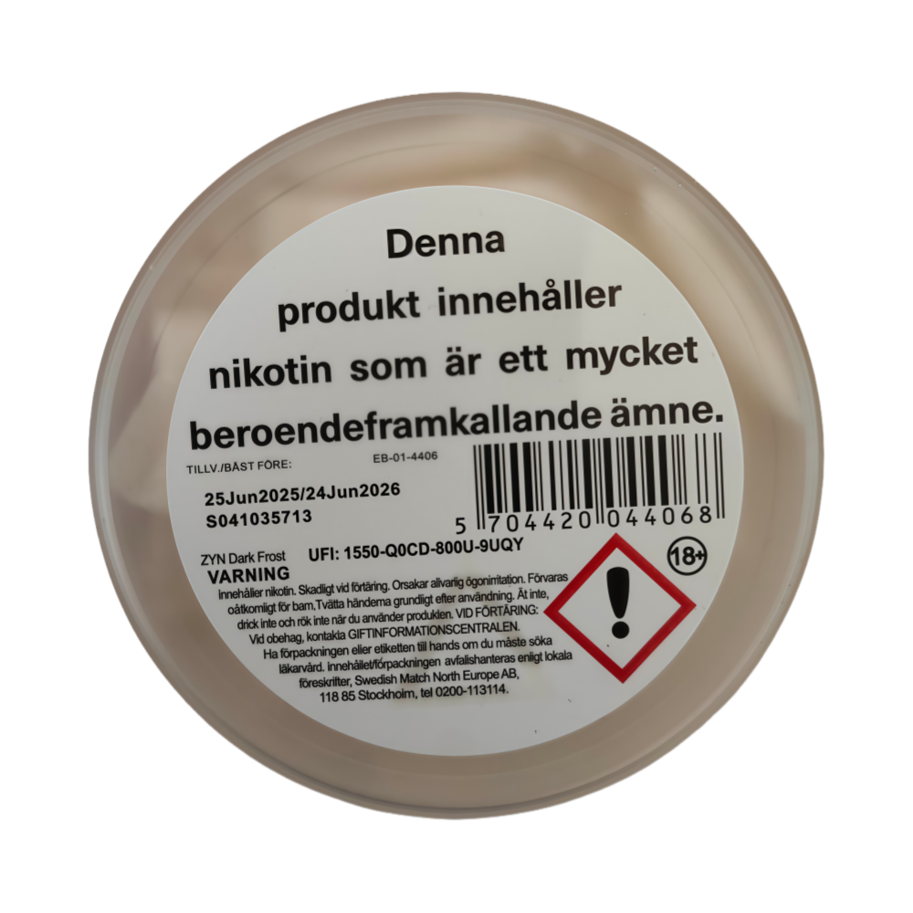 ZYN Slim Dark Frost Extra Strong 11mg