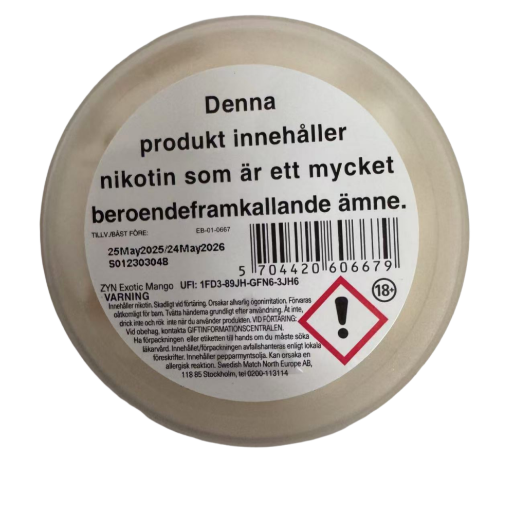 ZYN Slim Exotic Mango 9mg