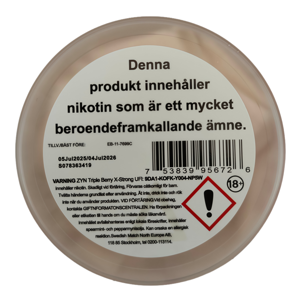 Zyn Triple Berry 20mg